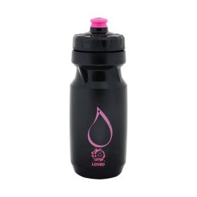 Biggdesign Moods Up Love Water Bottle 600 ml Black