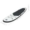 Inflatable Stand Up Paddle Board Set Black and White