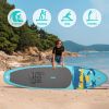 Free Shipping Dropshipping SUPFW27A CA WAREHOUSE  SUP Stand Up Paddle Board 335*84*15cm Inflatable Paddleboard Soft Top Surfboard with ISUP Sup Board