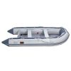 VEVOR Inflatable Dinghy Boat, 6-Person Transom Sport Tender Boat, with Marine Wood Floor and Adjustable Aluminum Bench