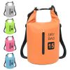 Dry Bag with Zipper Orange 4 gal PVC