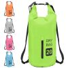 Dry Bag with Zipper Green 5.3 gal PVC