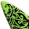 Inflatable Stand Up Paddleboard Set 126"x29.9"x5.9" Green