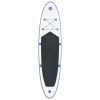 Inflatable Stand Up Paddleboard Set Blue and White