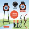 Youth Archery Bow Set with LED Light Up Bow and 20 Suction Cup Arrows for Kids