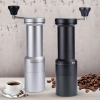 Hand-shaking coffee bean grinder. (Bean warehouse large capacity 45g, multi-grade grinding control coffee specifications; American / Italian / French)