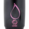 Biggdesign Moods Up Love Water Bottle 600 ml Black