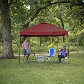 10' x 10' Navy Instant Outdoor Canopy (Material: polyester, Color: Maroon)