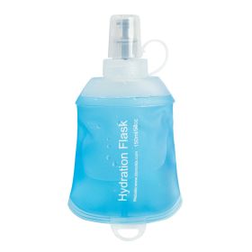 TPU Foldable Running Hydration Flask, Soft Water Bottle (Color: Blue, size: 500ml)