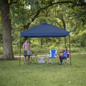 10' x 10' Navy Instant Outdoor Canopy (Material: polyester, Color: navy blue)