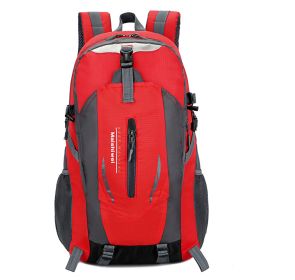 36L Outdoor Backpack Waterproof Daypack Travel Knapsack (Color: Red)