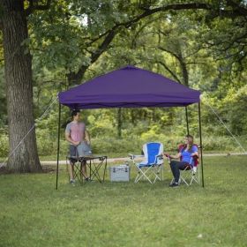 10' x 10' Navy Instant Outdoor Canopy (Material: polyester, Color: Purple)